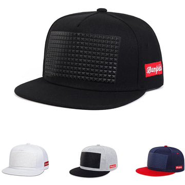 Rock Fashion Baseball Cap - Unisex Cotton Snapback Hat for All Seasons Outdoor Wear