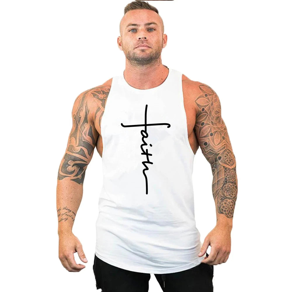 Men's Athletic Tank Top - Sleeveless Gym Workout Vest for Fitness & Training