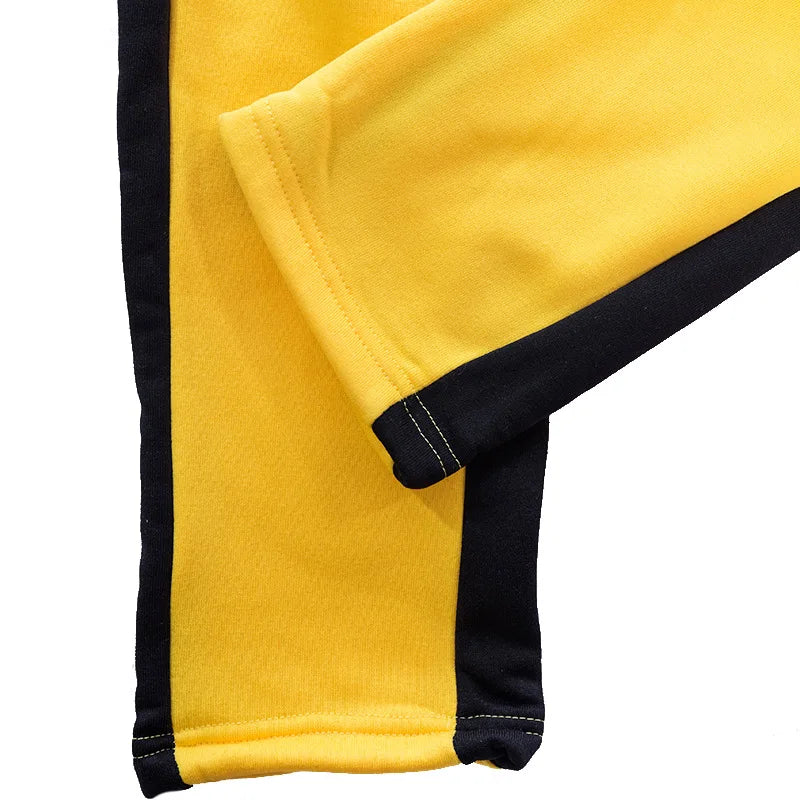 Men's Colorblock Athletic Joggers - Warm Workout Sweatpants