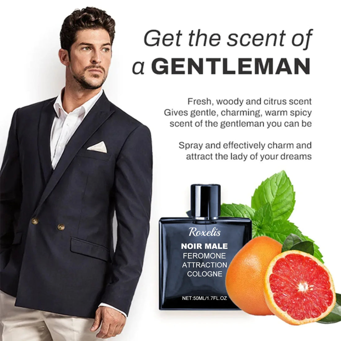Cedar Wood Pheromone Cologne for Men - Long-Lasting Aromatic Spray for Dates & Confidence (100ml)