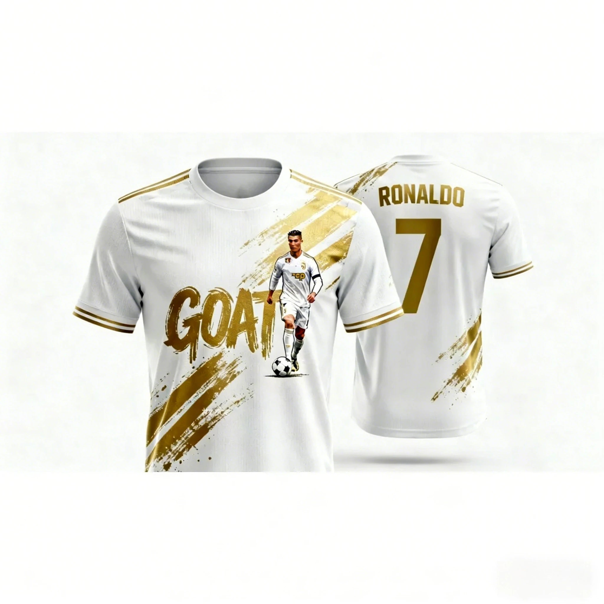 Ronaldo #7 Soccer Jersey - 3D Print Breathable Sports T-Shirt