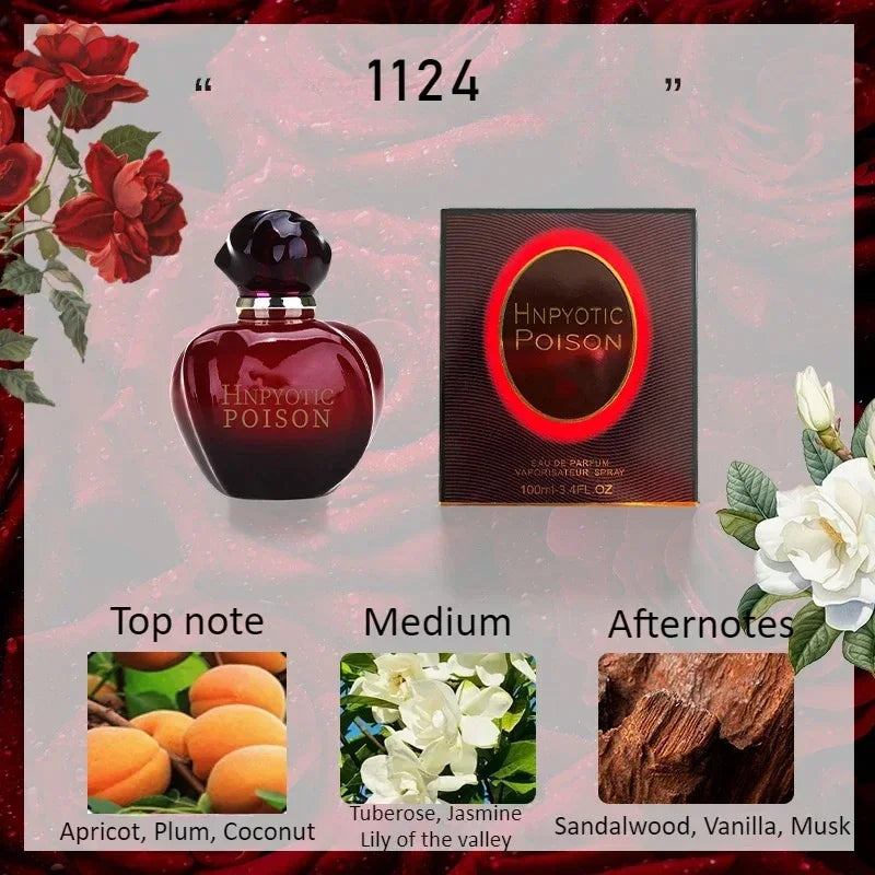 Floral Fruity Women's Perfume - Long-Lasting Pheromone Deodorant Spray with Light Fragrance (100ml)