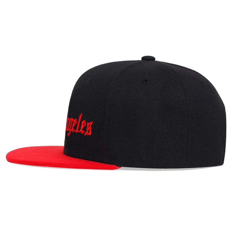 Los Angeles Basketball Cap - Cotton Hip-Hop Snapback Hat for Outdoor & Casual Wear