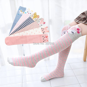 Cute Cartoon Kids Socks Animal Pattern Crew