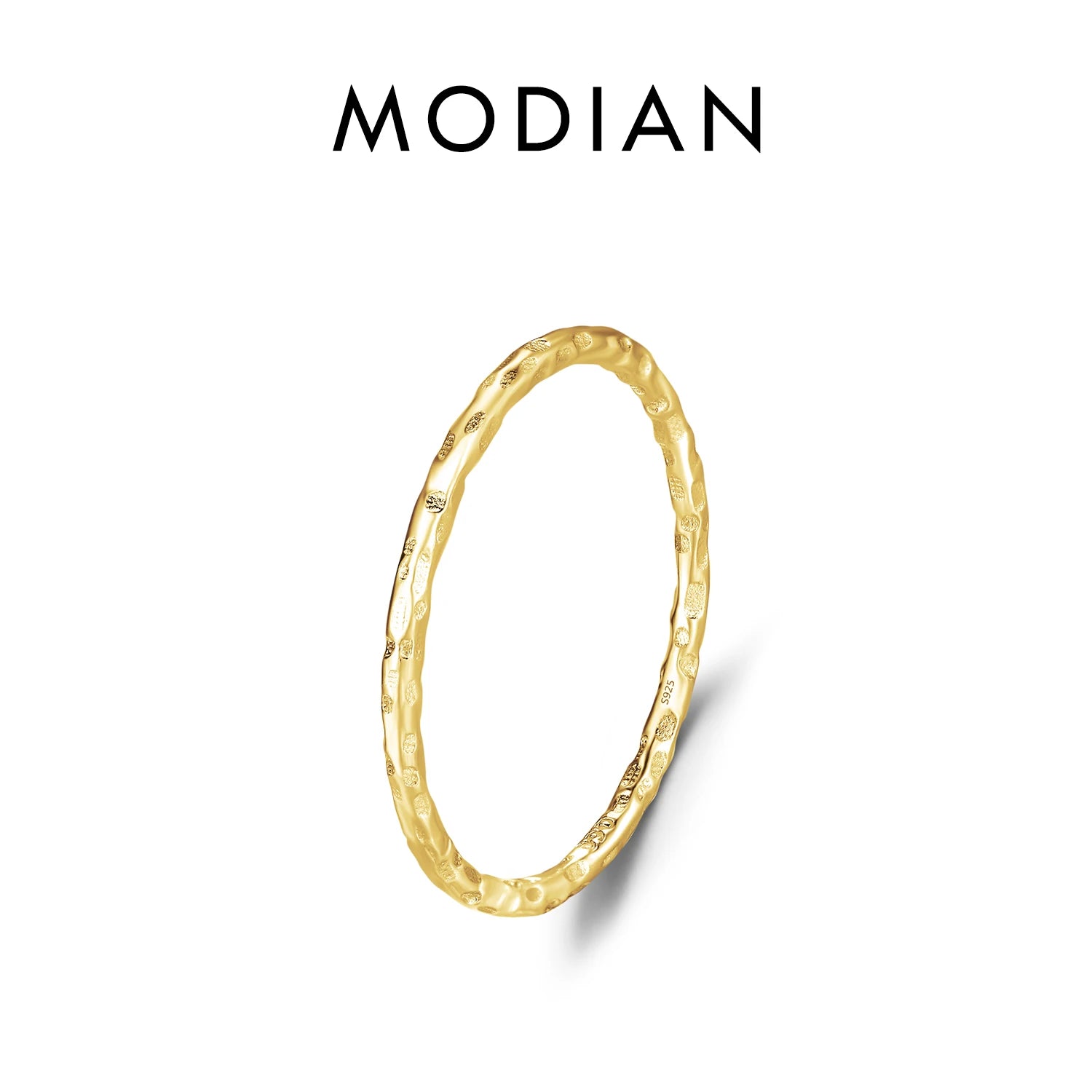 Sterling Silver Stackable Ring – Geometric Finger Ring Jewelry