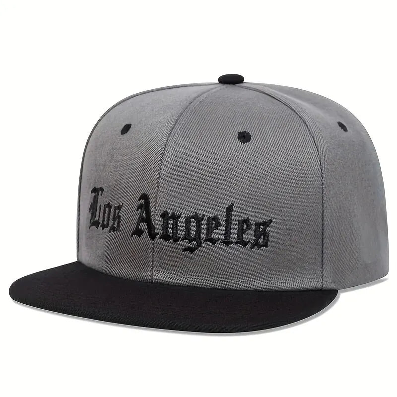 Los Angeles Basketball Cap - Cotton Hip-Hop Snapback Hat for Outdoor & Casual Wear