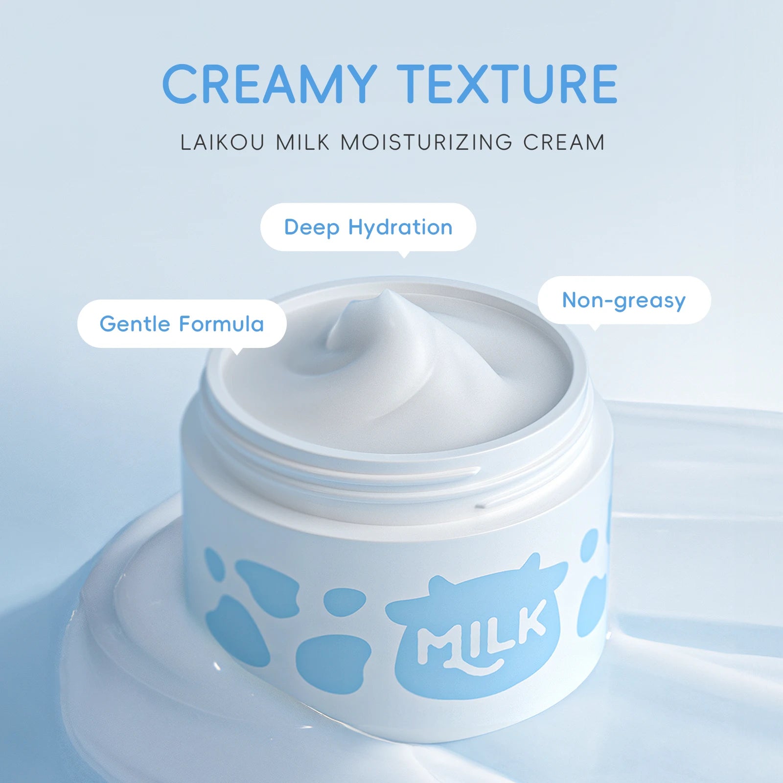 3-Piece Skincare Set – Milk Extract Serum, Moisturizer & Cleanser
