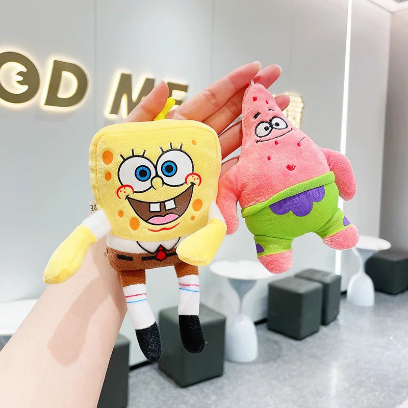 Kawaii Plush Keyring Car Keychain Automobile Keychain,Lovely Cartoon Keychain 3D Doll Plush Keychain,Stuffed Animals Bag Pendant