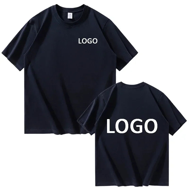 Customized 100% Cotton Printed T-Shirt – Men & Women Short Sleeve Streetwear