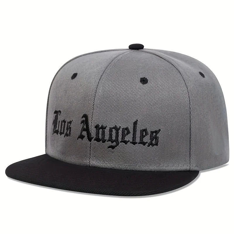 Los Angeles Basketball Cap - Cotton Hip-Hop Snapback Hat for Outdoor & Casual Wear