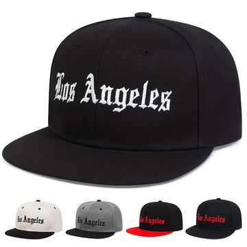 Los Angeles Basketball Cap - Cotton Hip-Hop Snapback Hat for Outdoor & Casual Wear