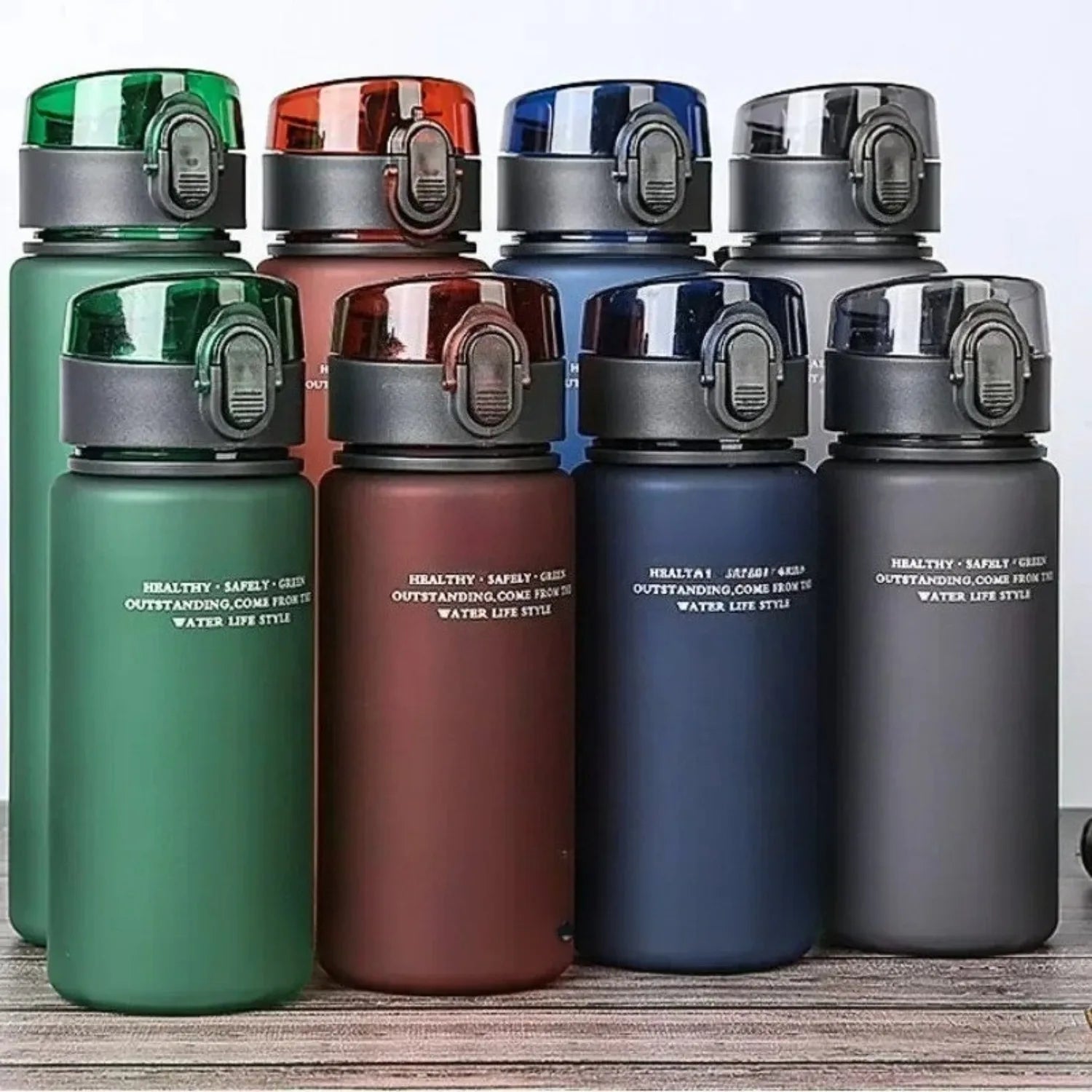 Leak-Free Sports Water Bottle - Portable 400ml/560ml BPA-Free Bottle for Travel & Hiking