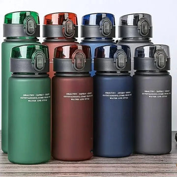 Leak-Free Sports Water Bottle - Portable 400ml/560ml BPA-Free Bottle for Travel & Hiking