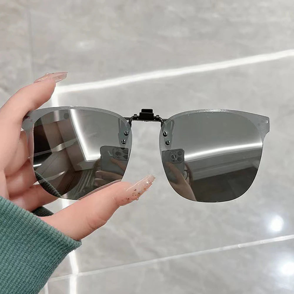 🕶️ 45% OFF! Polarized Clip-On Sunglasses - Flip-Up UV400 for Driving & Fishing