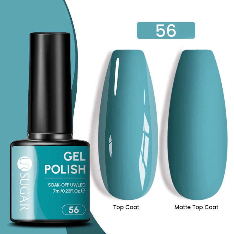 Dark Red Gel Nail Polish – Soak-Off LED/UV Gel Varnish for Salon & Home Use