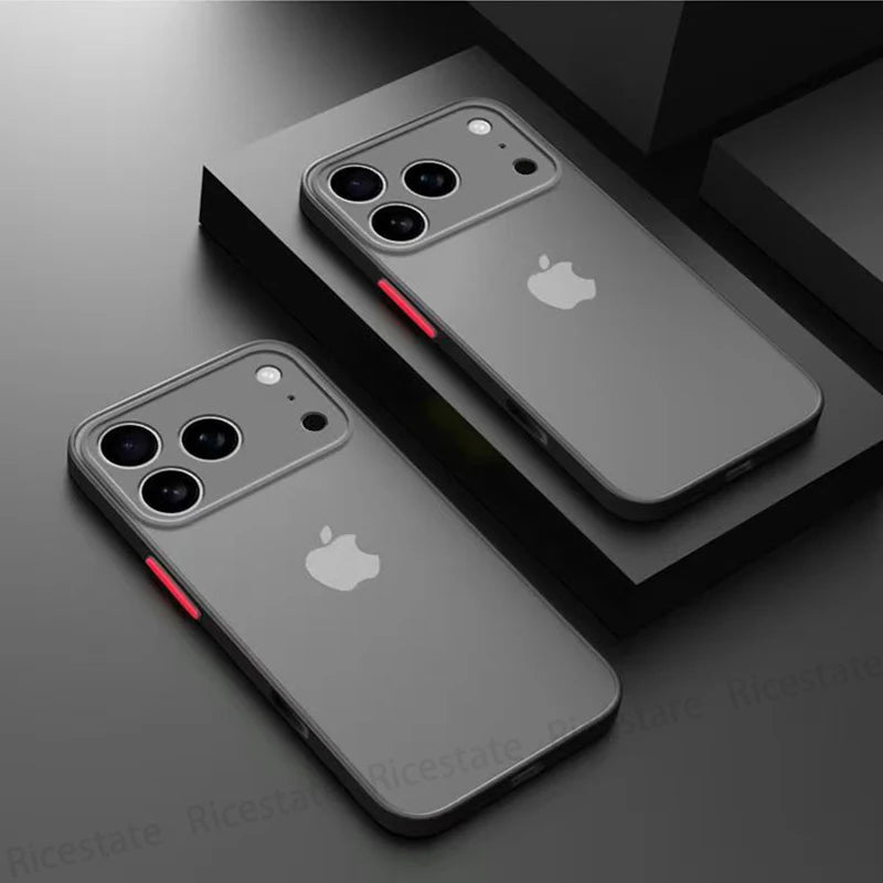 🔥 SALE! Armor Shockproof Matte Case for iPhone 17 Pro Max - Frosted Hard Cover