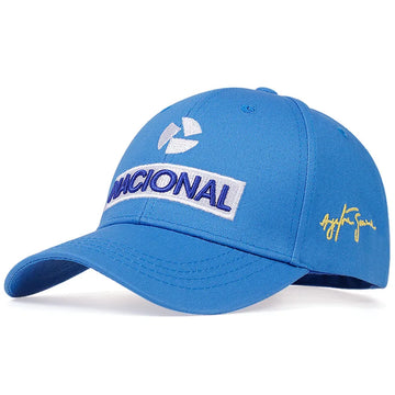 Ayrton Senna Racing Baseball Cap - Embroidered Team Hat with Sun Protection