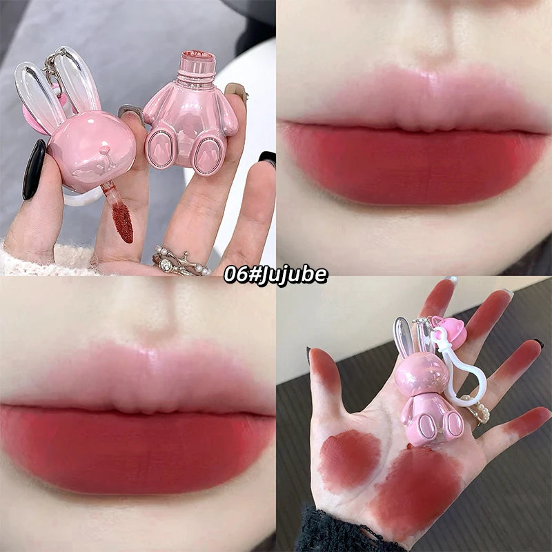Gege Bear Pink Rabbit Velvet Matte Lip Cream