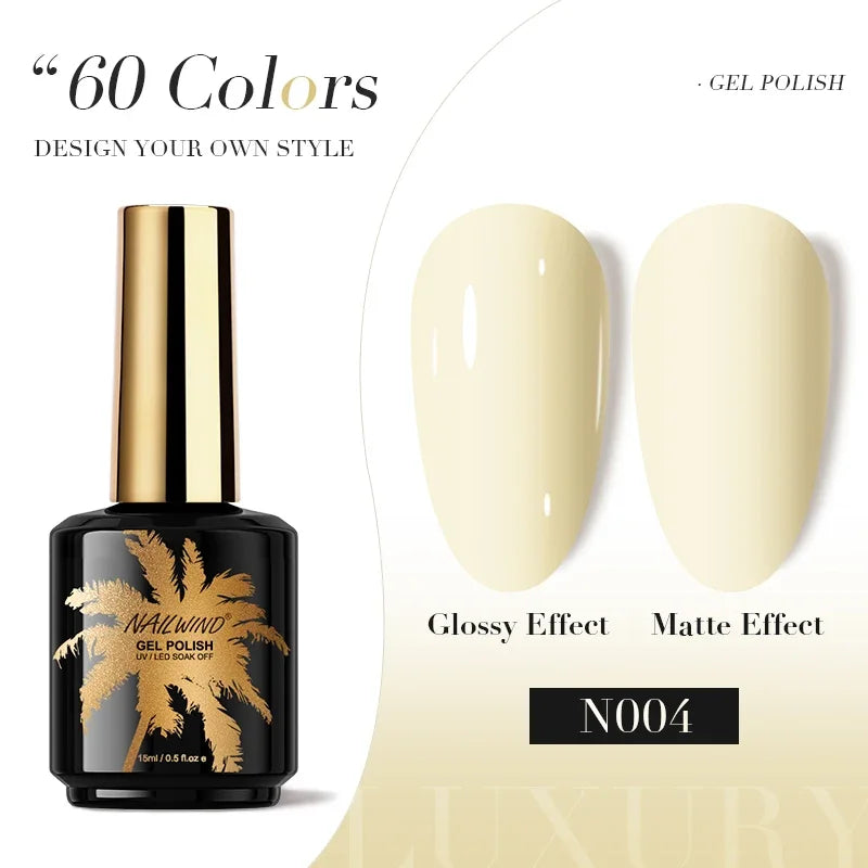 ROSALIND Gel Nail Polish 8ml - Semi-Permanent UV Gel, Solid Color, Salon Quality