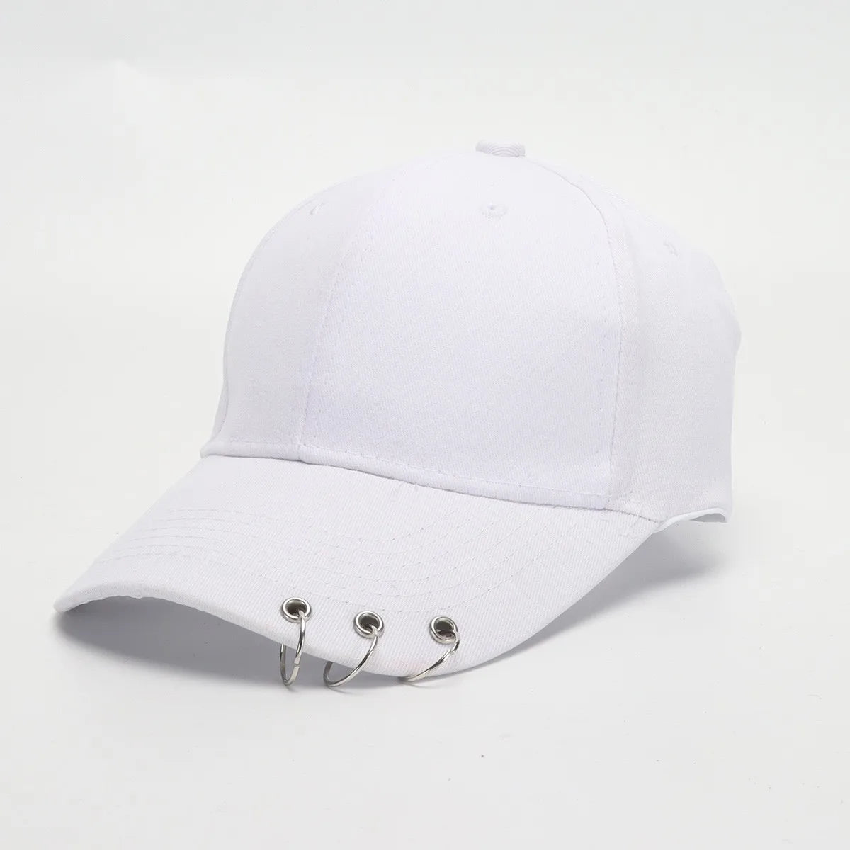 Ring Circle Baseball Cap - Korean K-Pop Style Snapback Dad Hat for Men & Women