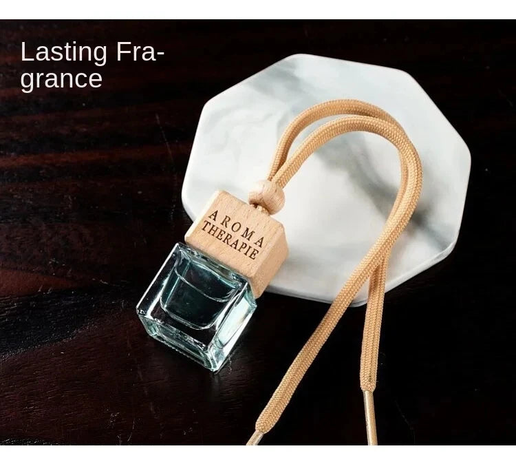 Car Mirror Pendant Air Freshener - Long-Lasting Fragrance Decoration to Eliminate Smoke Odor