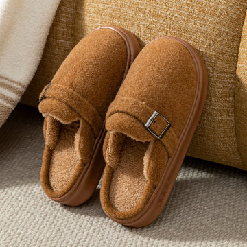 Women's Winter Slippers - Warm Non-Slip Indoor Outdoor Couple House Shoes
