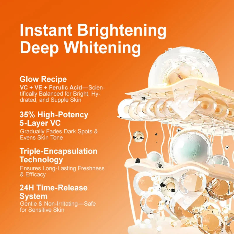 Vitamin C & Hyaluronic Acid Facial Serum – Brightening Hydration