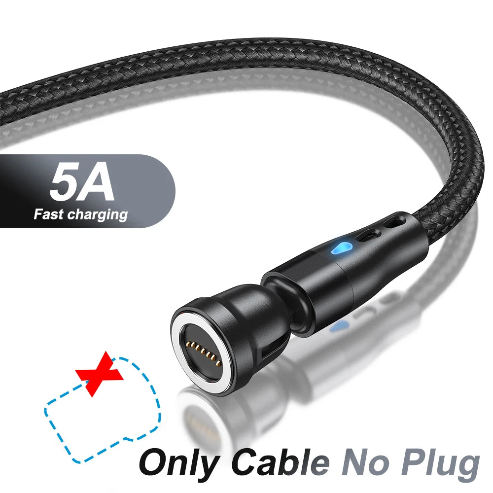 AUFU 7Pin 5A Magnetic Type-C Fast Charging Cable