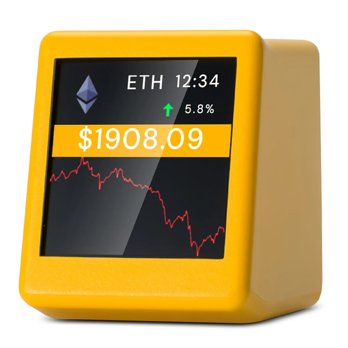 WiFi Crypto Price Tracker Display - Real-Time Monitor for 300+ Cryptocurrencies