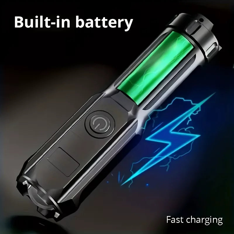 UV Flashlight 395nm - Portable Ultraviolet Blacklight Torch for Pet Urine Detection & Scorpions