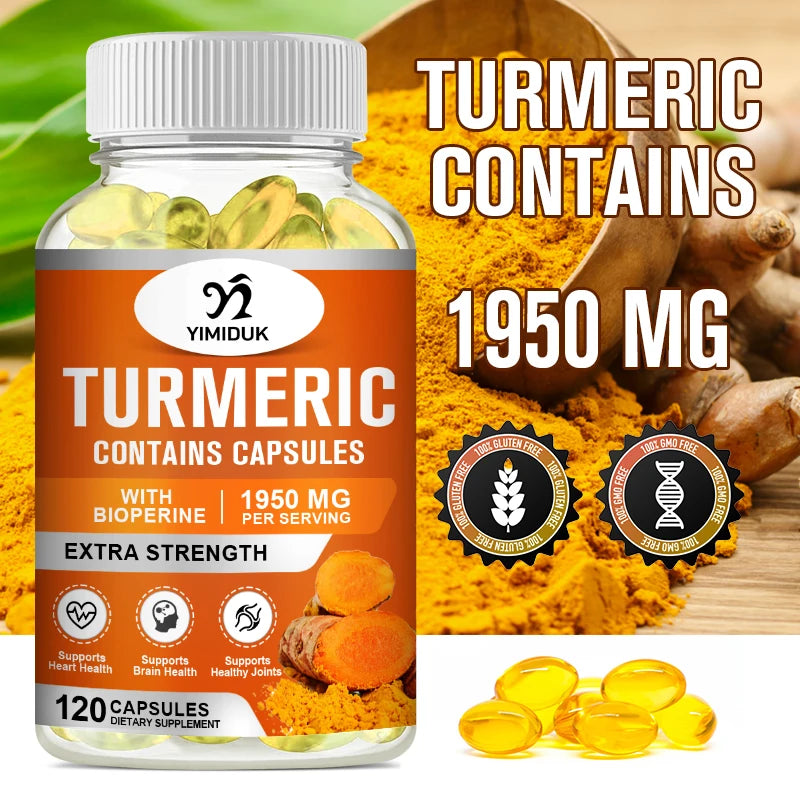 Turmeric Curcumin with Black Pepper - Joint Support, Inflammation & Digestive Health