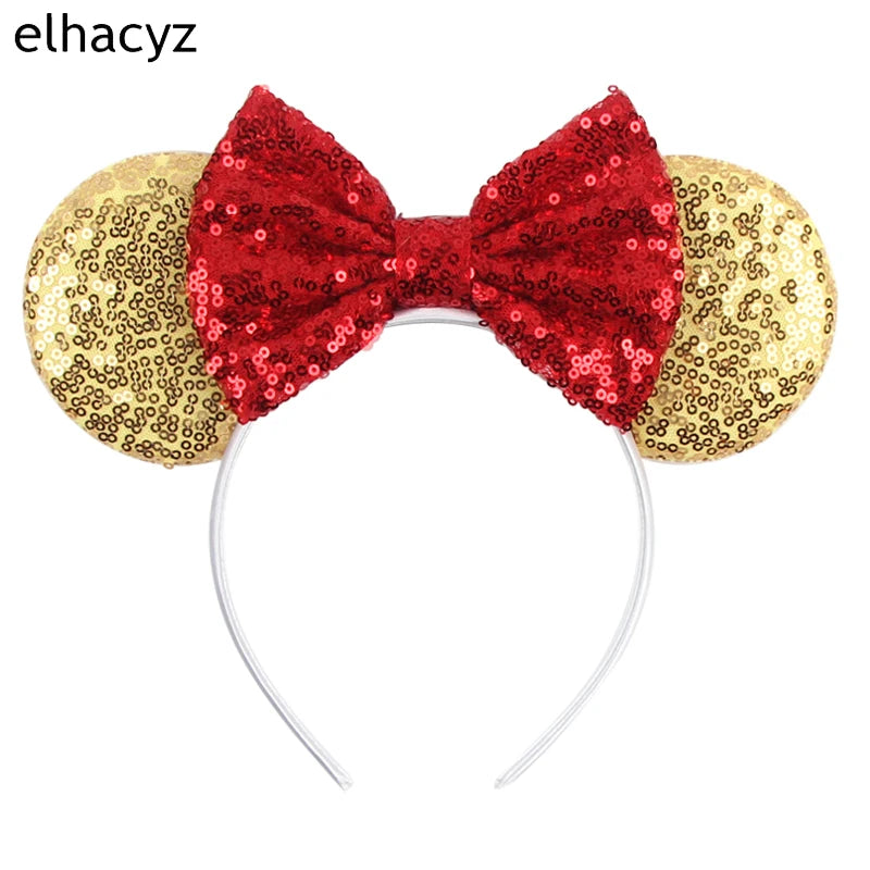 Disney Minnie Mouse Ear Hairband – Princess Party Gift for Girls & Disney Fans