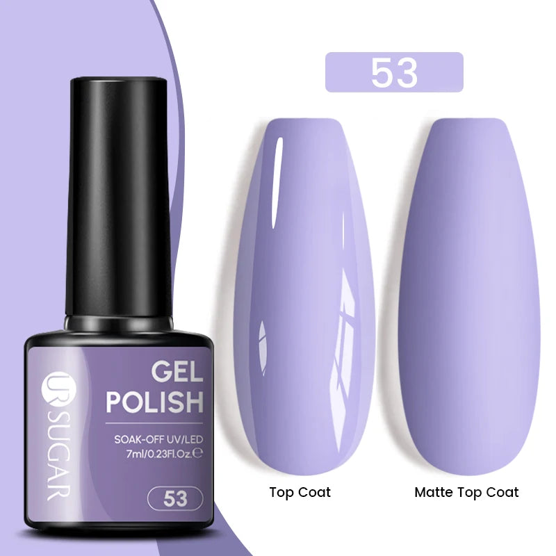 Dark Red Gel Nail Polish – Soak-Off LED/UV Gel Varnish for Salon & Home Use
