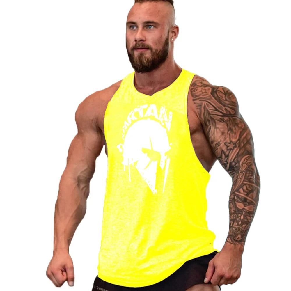Men's Athletic Tank Top - Sleeveless Gym Workout Vest for Fitness & Training