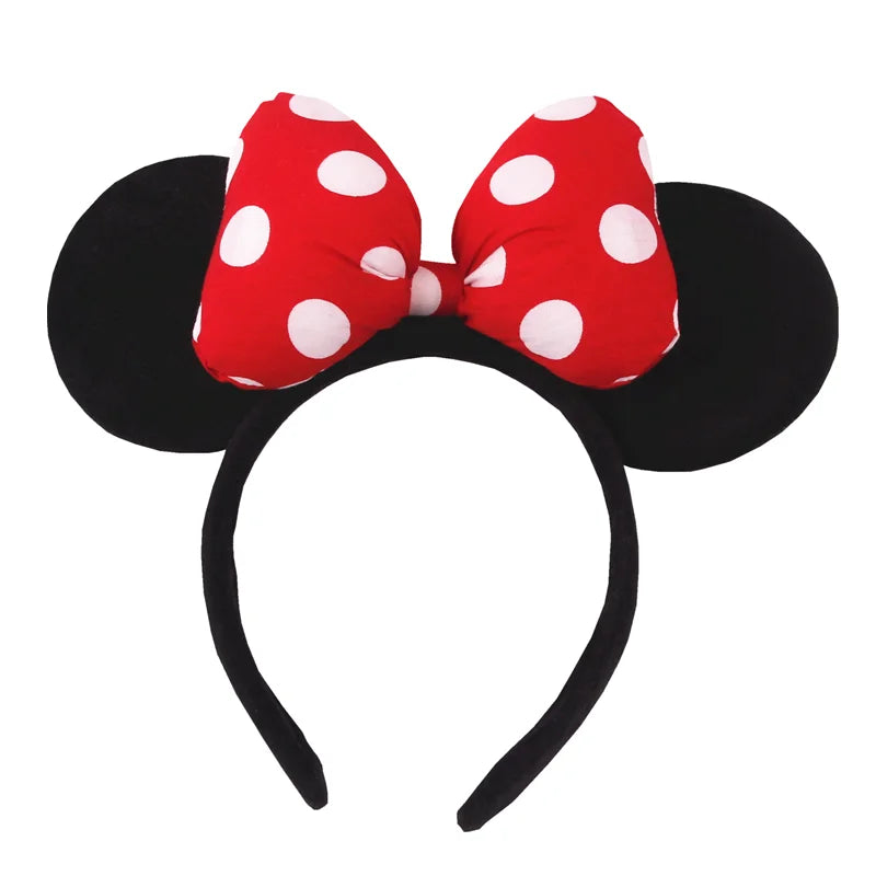 Disney Colorful Sequins Bow Headband – Rainbow Hair Accessory for Girls & Disney Fans