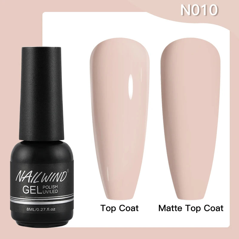 ROSALIND Gel Nail Polish 8ml - Semi-Permanent UV Gel, Solid Color, Salon Quality