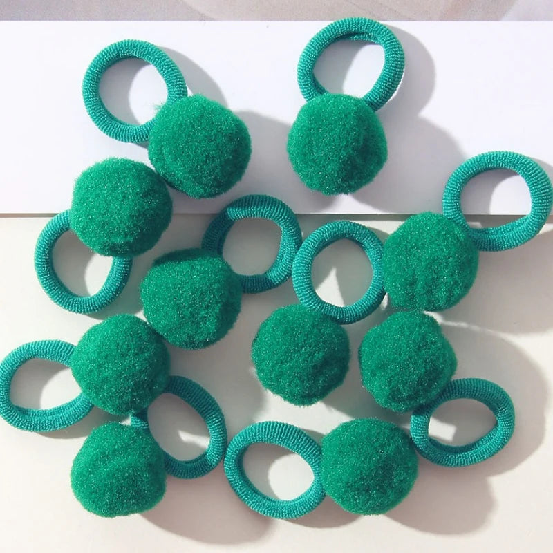 Kids Nylon Elastic Hair Bands – Small Hair Tie Scrunchie Set for Girls | Soft & Gentle