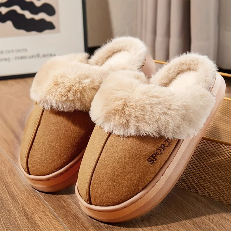 Warm Sport Slippers - Cozy Indoor Outdoor Winter House Shoes for Men & Women