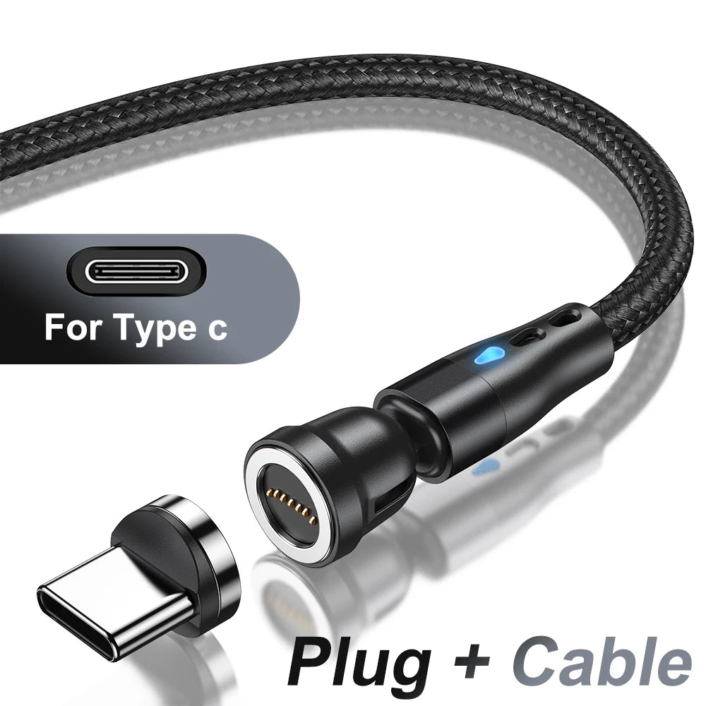AUFU 7Pin 5A Magnetic Type-C Fast Charging Cable