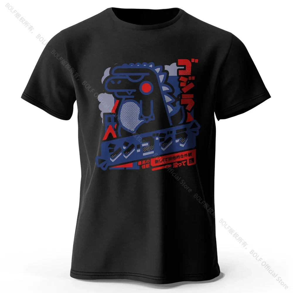 Harajuku Animal Print Cotton T-Shirt Unisex Casual