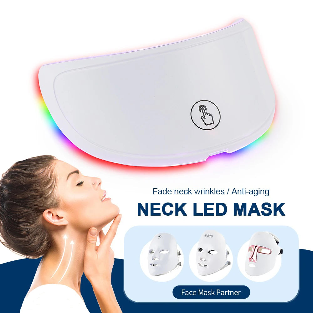 LED Photon Face & Neck Rejuvenation Mask – Anti-Aging Light Therapy