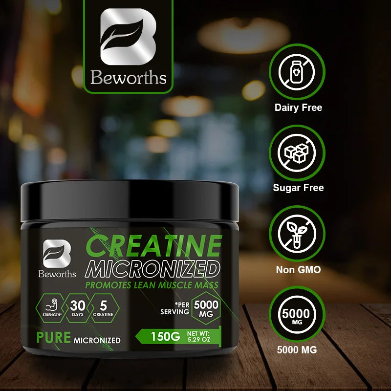 Creatine Monohydrate Powder - Muscle Building, Strength & Performance Supplement