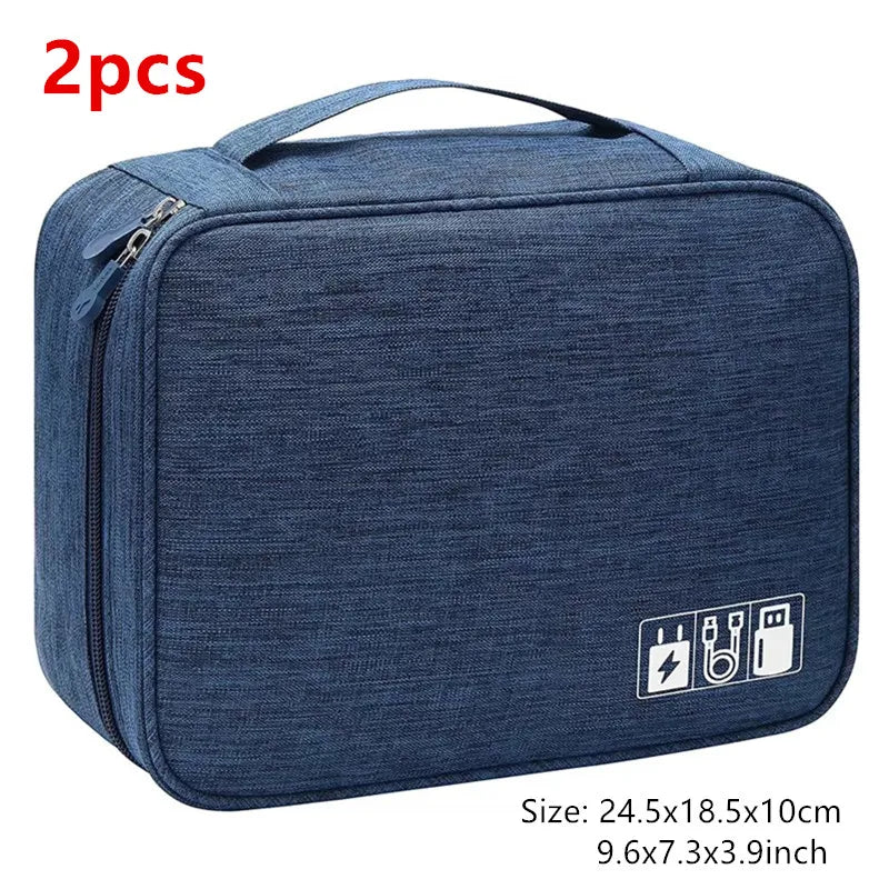 Waterproof Cable Storage Bag – Digital Electronics Organizer