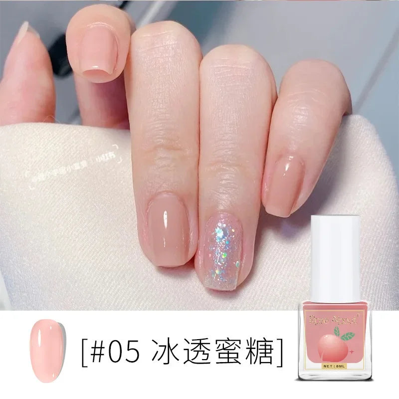 Water-Based Peelable Nail Polish - Fast Drying, Odorless, No UV Lamp Needed