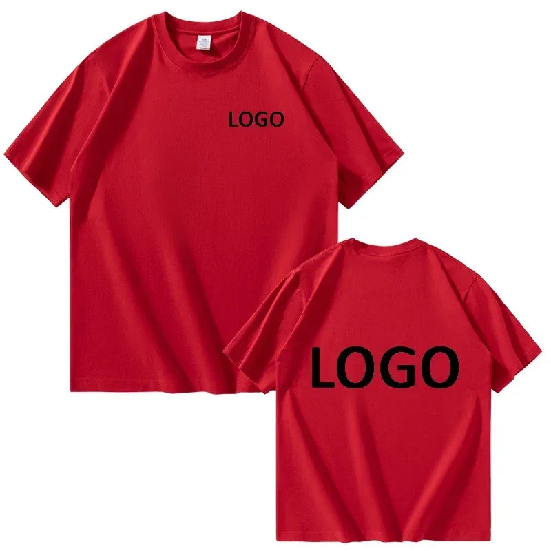 Customized 100% Cotton Printed T-Shirt – Men & Women Short Sleeve Streetwear