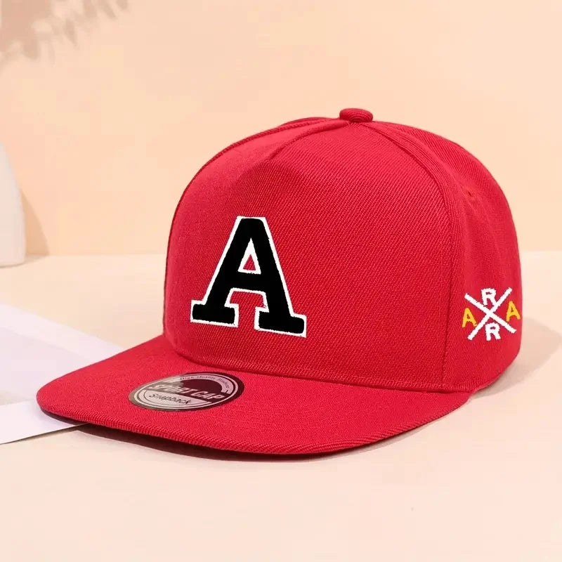 Letter Embroidered Baseball Cap - Adjustable Hip-Hop Sun Hat for Outdoor, Beach & City Wear