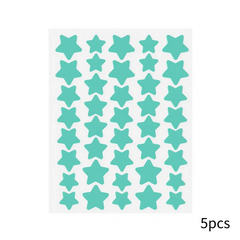 200-Piece Colorful Acne Patches - Waterproof Hydrocolloid Pimple Stickers