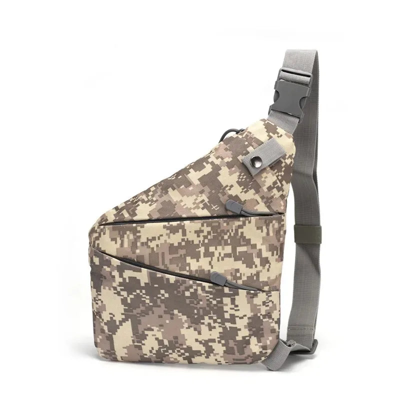 Camouflage Tactical Chest Bag – Waterproof Crossbody for Men