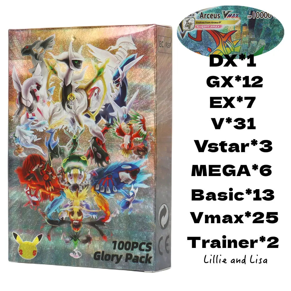 Pokemon Cards 60/100 Pcs – Obsidian Flames Charizard EX Collection