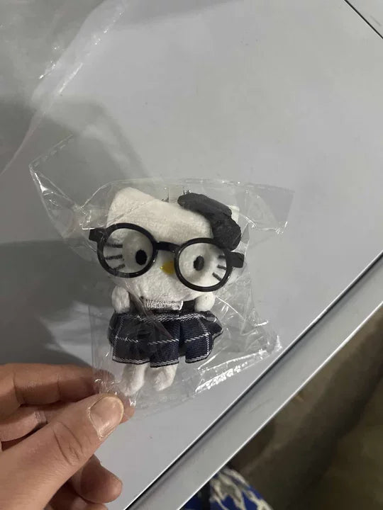 Hello Kitty Keychain - Sanrio Kawaii Pendant Doll with Sunglasses Backpack Charm
